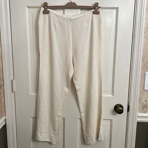 Akris Cream Pants Size 10